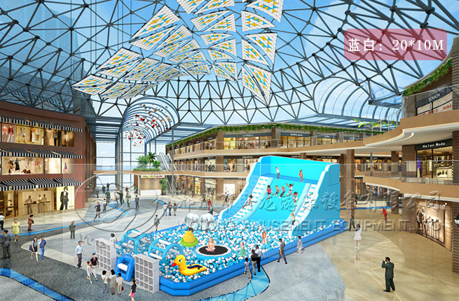 藍(lán)白海洋球