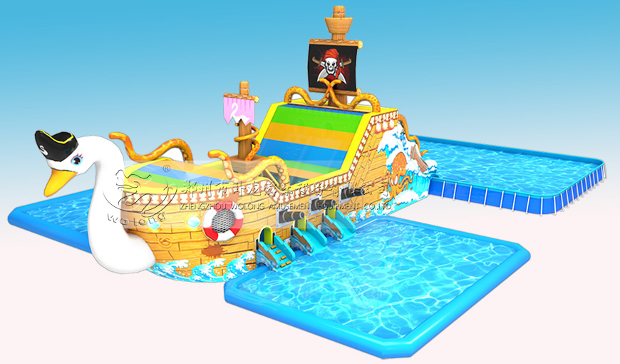 飛天充氣水滑梯