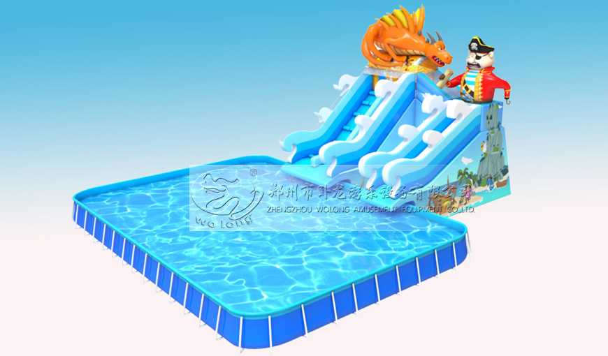 海盜充氣水滑梯